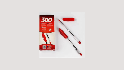 قلم برافو Ball Pen 300 - اللون الأحمر تجربة كتابة متميزة 1 قلم برافو Ball Pen