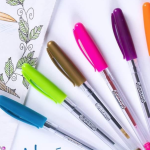 طقم أقلام برافو - 10 ألوان جافة المزايا والتقييم 4 أقلام برافو